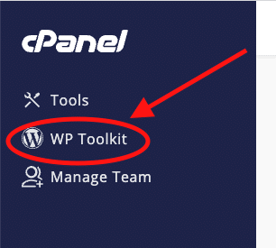 Acceso a WP Toolkit PWI Cloud.